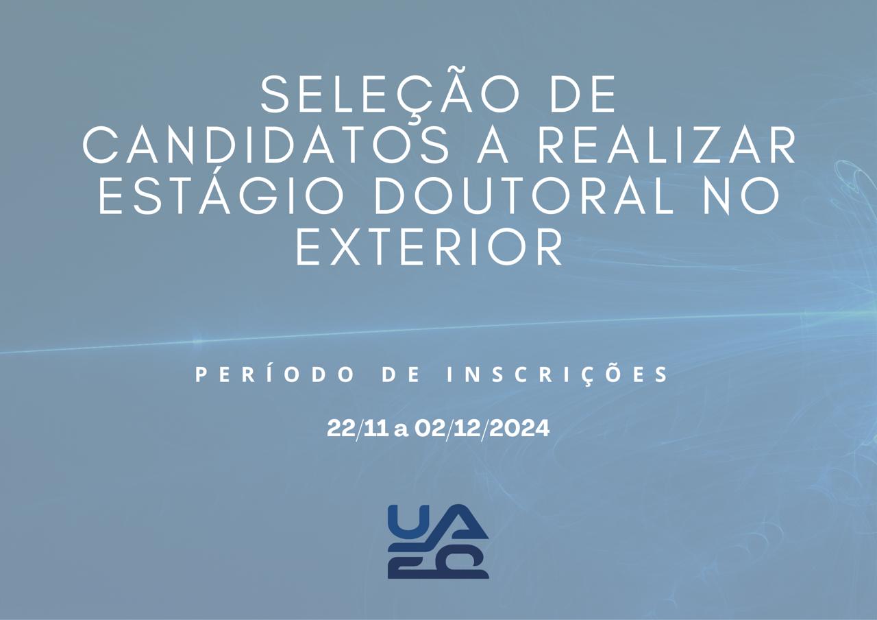 Doutorado Sanduíche no Exterior — PDSE